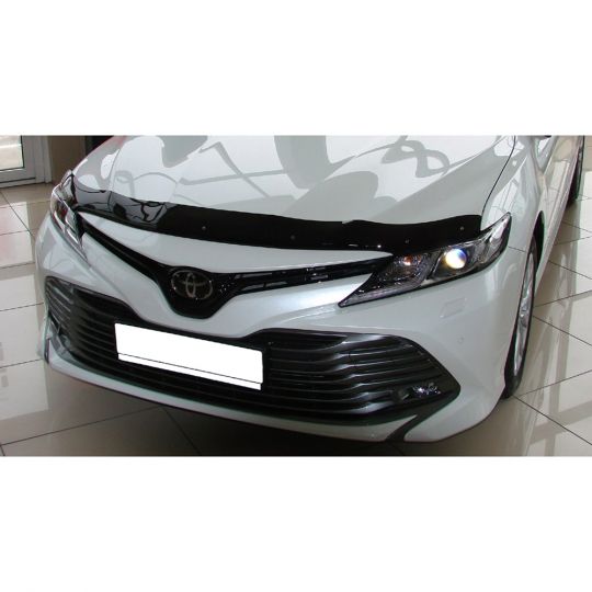 SIM Toyota Camry (XV70) '17- Дефлектор капота "мухобойка" (темный)