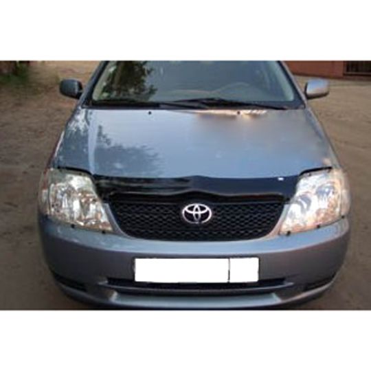 SIM Toyota Corolla (E12) '01-06 Дефлектор капота "мухобойка" (темный)