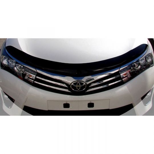 SIM Toyota Corolla (E16/E17) '12- Дефлектор капота "мухобойка" (темный) SIM Toyota Corolla (E16/E17) '12- Дефлектор капота "мухобойка" (темный)