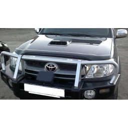 SIM Toyota Hilux VII '04-11 Дефлектор капота "мухобойка" (темный)