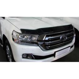 SIM Toyota Land Cruiser (200) '15- Дефлектор капота "мухобойка" (темный)