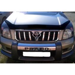 SIM Toyota Land Cruiser Prado (120) '02-09 Дефлектор капота "мухобойка" (темный)