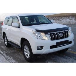 SIM Toyota Land Cruiser Prado (150) '09-13 Дефлектор капота "мухобойка" (темный)