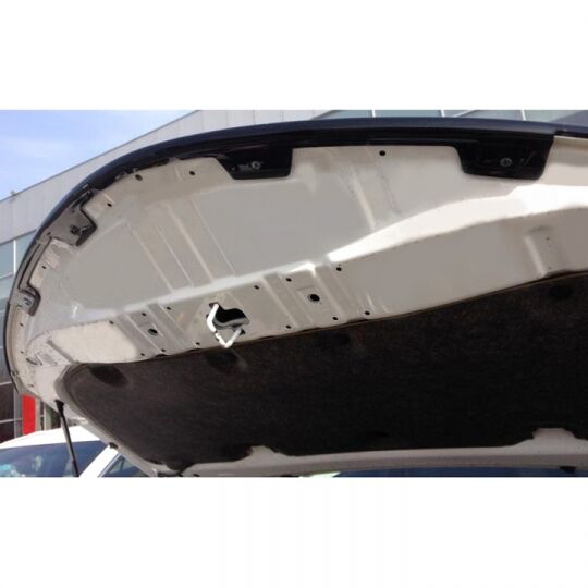 SIM Toyota RAV4 IV '13- Дефлектор капота "мухобойка" с подгибом (темный)