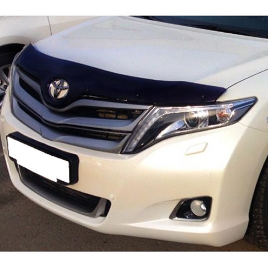 SIM Toyota Venza '08- Дефлектор капота "мухобойка" (темный)