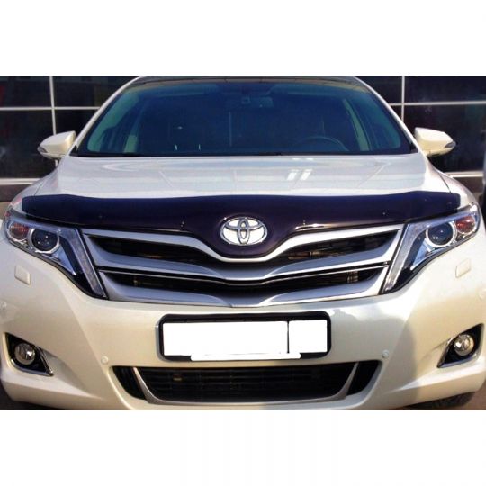 SIM Toyota Venza '08- Дефлектор капота "мухобойка" (темный)