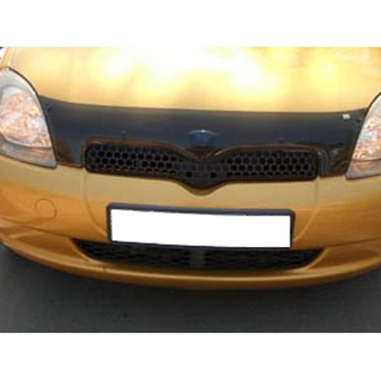 SIM Toyota Yaris I (P1) '03-06 Дефлектор капота "мухобойка" (темный)