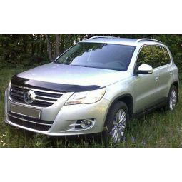 SIM Volkswagen Tiguan I '07-15 Дефлектор капота "мухобойка" (темный)