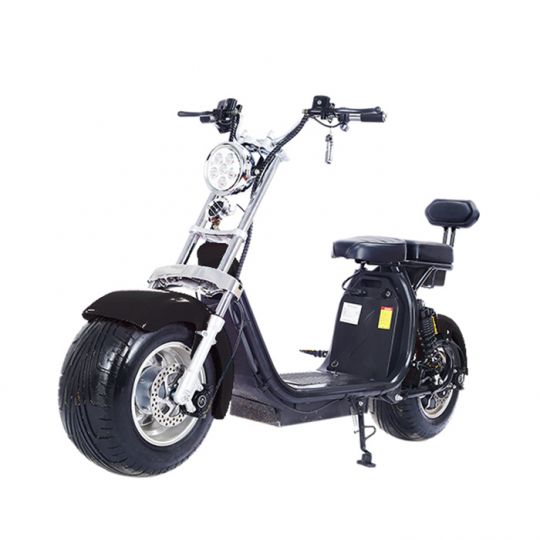 Электроскутер Citycoco Long 1500W Black