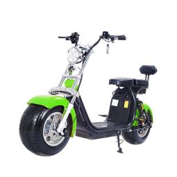 Электроскутер Citycoco Long 1500W Green Электроскутер Citycoco Long 1500W Green