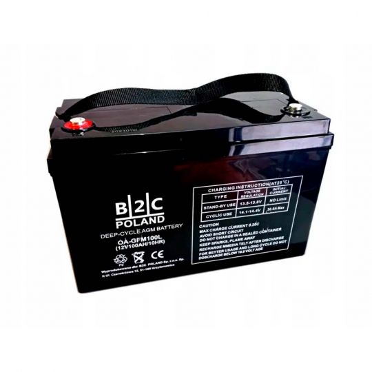 AGM Акумулятор B2C Poland OA-GFM100L (12V 100 Ah)