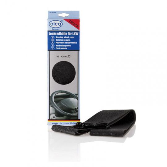 Alca Оплетка на руль обшиваемая со шнурком "O-Cover", размер XL 40-42cm, черная (Германия)
