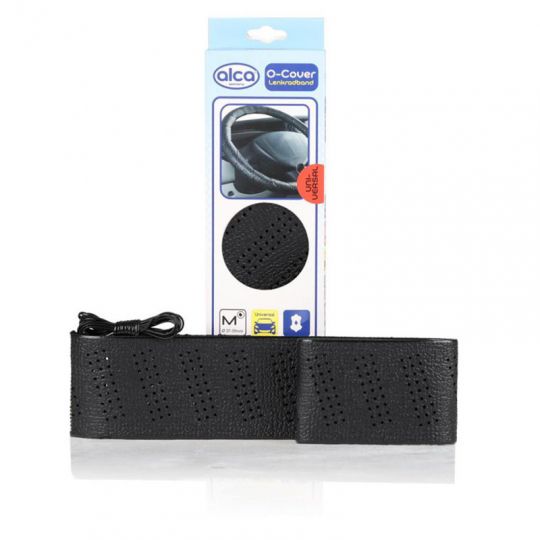 Alca Оплетка на руль обшиваемая со шнурком "O-Cover", размер M 37-39cm, черная (Германия)