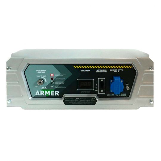 ARMER Генератор бензиновий 3,1 кВт з електричним запуском, 220V, мідна обмотка (ARM-GG001)