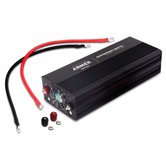 ARMER Інвертор/Перетворювач напруги 12V-220V/1500W/USB/мод. хвиля ARMER Інвертор/Перетворювач напруги 12V-220V/1500W/USB/мод. хвиля