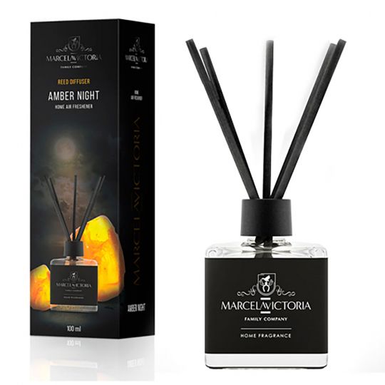Tasotti Ароматизатор рідкий для авто/дому/офісу "Reed diffuser" Amber Night 100ml