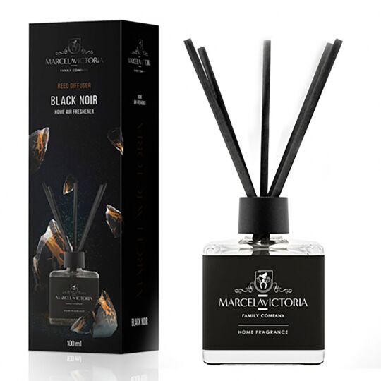 Tasotti Ароматизатор рідкий для авто/дому/офісу "Reed diffuser" Black Noir 100ml
