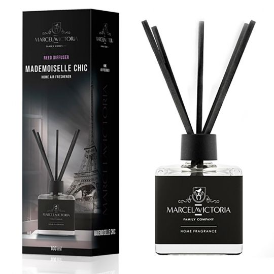 Tasotti Ароматизатор рідкий для авто/дому/офісу "Reed diffuser" Mademoiselle Chic 100ml
