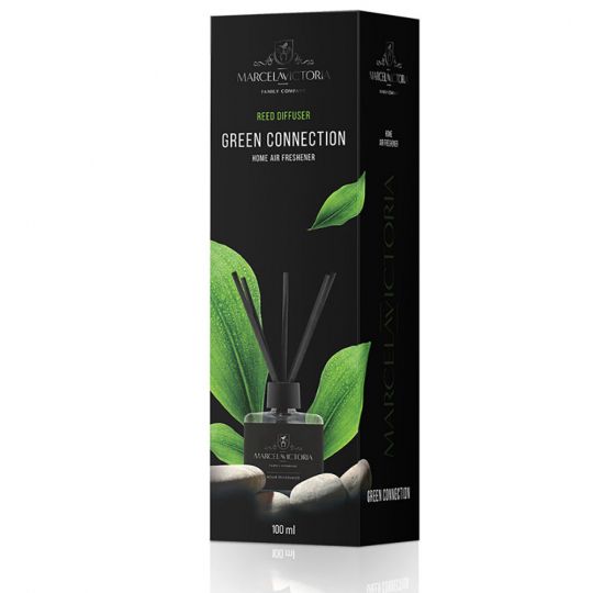 Tasotti Ароматизатор рідкий для авто/дому/офісу "Reed diffuser" 100ml Green Connection