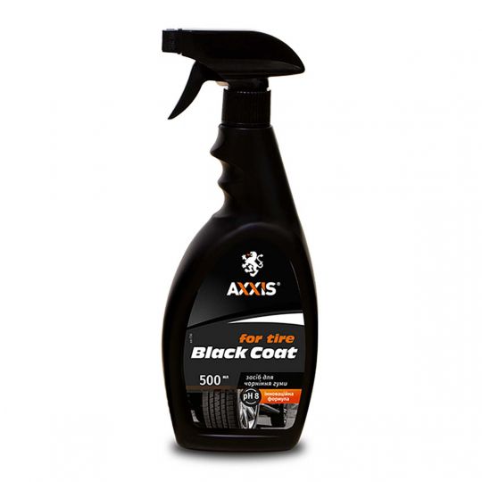 Axxis Засіб для чорніння гуми 500 мл | Поліроль для шин, захист від бруду та вигорання