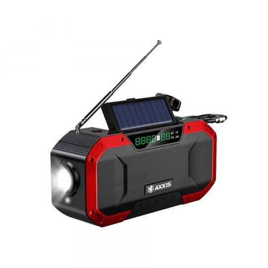 AXXIS AX-945 Колонка Bluetooth, PowerBank 5000mA, фонарик, солнечная батарея (Польша) AXXIS AX-945 Колонка Bluetooth, PowerBank 5000mA, фонарик, солнечная батарея (Польша)