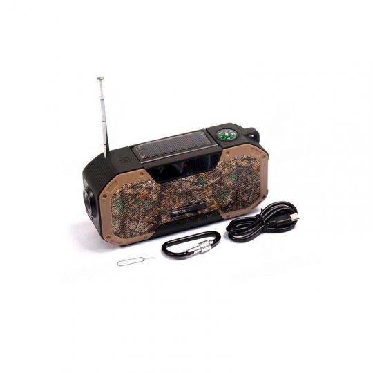 AXXIS AX-945 Колонка Bluetooth, PowerBank 5000mA, фонарик, солнечная батарея (Польша) AXXIS AX-945 Колонка Bluetooth, PowerBank 5000mA, фонарик, солнечная батарея (Польша)