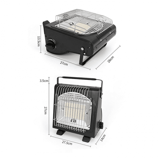 AXXIS Газовый инфракрасный портативный обогреватель 1,7 КВТ (газовая плита)