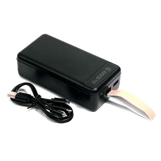 AXXIS Повербанк 30000mAh, Fast Charge 5V2A + кабель зарядки AXXIS Повербанк 30000mAh, Fast Charge 5V2A + кабель зарядки