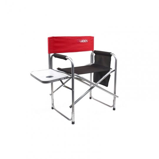 AXXIS Стул раскладной со столом и карманом "Режисер" 80*55*46 см для пикника, рыбалки (Польша)