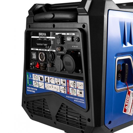 Brevia Генератор інверторний газобензиновий DUAL FUEL 5,5 кВт з електростартером