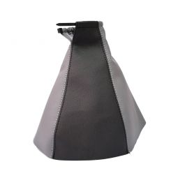 Чехол ручки КПП Chevrolet Lacetti '02- (Черно-серый кожзам)