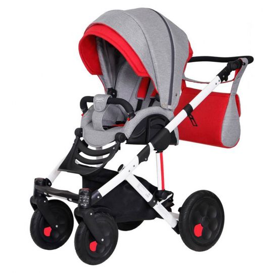Коляска детская 2 в 1 Siger Marco серый/красный (KLS0021) Коляска детская 2 в 1 Siger Marco серый/красный (KLS0021)