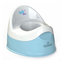 Горшок детский Кидвик Дуэт голубой/белый