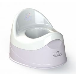 Горшок детский Кидвик Дуэт серый/белый