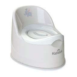 Горшок детский Кидвик Гигант с крышкой серый