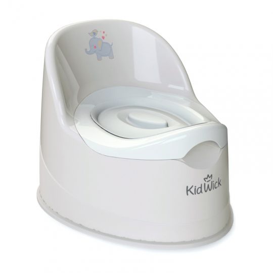 Горшок детский Кидвик Гигант с крышкой серый