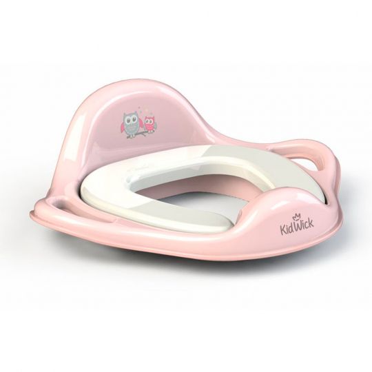 Накладка на унитаз Кидвик Шарк розовый-т.розовый/белый