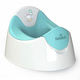 Горшок детский Кидвик Трио белый/бирюзовый