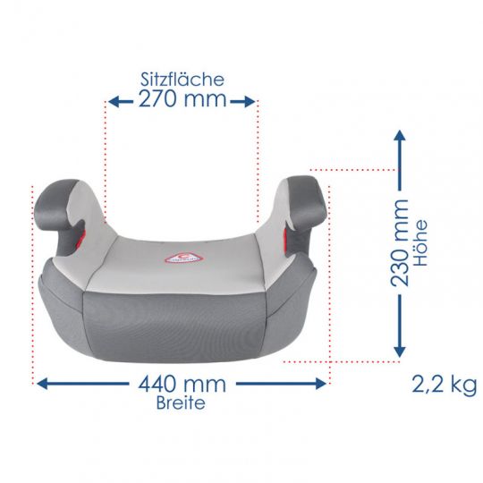 Alca Автокрісло бустер "JR5", Capsula, 15-36kg, 4-12 років, червоний, Германія (773030)