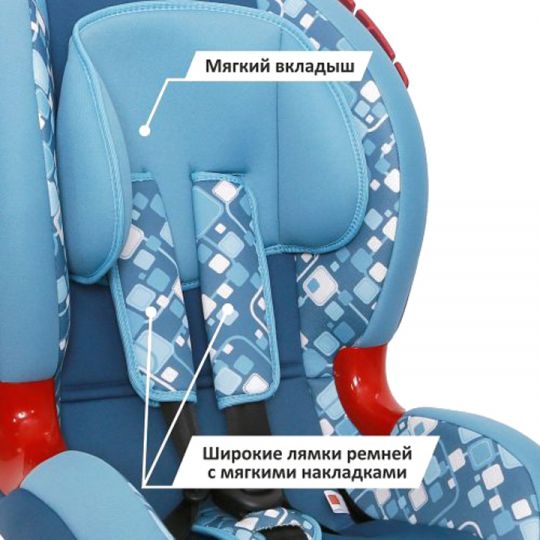 Siger Детское автокресло Art Кокон Isofix группа 1-2 (Геометрия)