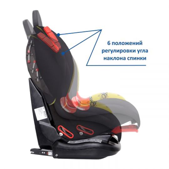 Siger Детское автокресло Art Кокон Isofix группа 1-2 (Пчелка)