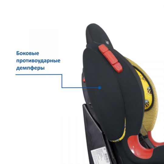 Siger Детское автокресло Art Кокон Isofix группа 1-2 (Пчелка)