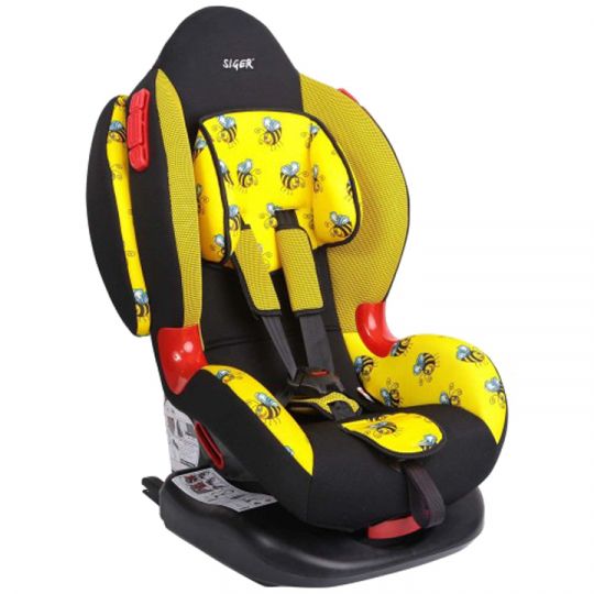 Siger Детское автокресло Art Кокон Isofix группа 1-2 (Пчелка)