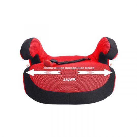 Siger Детское автокресло Бустер группа 3 (Красный)