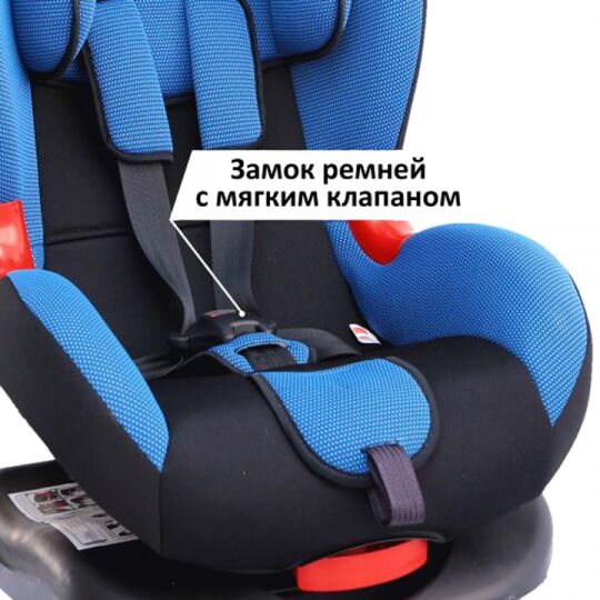 Siger Детское автокресло Кокон Isofix группа 1-2 (Синий)