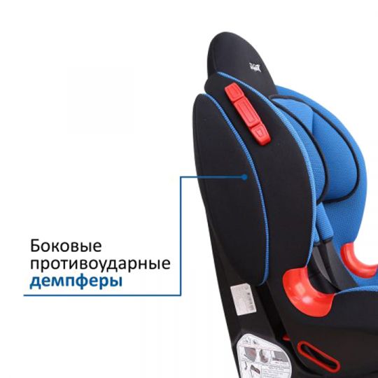 Siger Детское автокресло Кокон Isofix группа 1-2 (Синий)