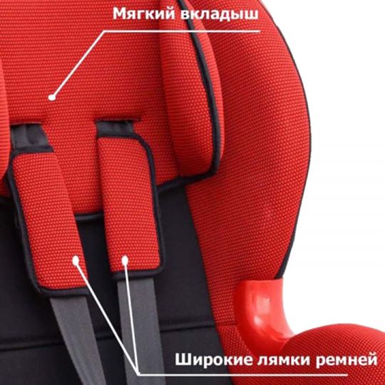 Siger Детское автокресло Кокон группа 1-2 (Красный) Siger Детское автокресло Кокон группа 1-2 (Красный)