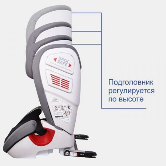 Siger Детское автокресло Олимп Fix группа 2-3 (Черный) Siger Детское автокресло Олимп Fix группа 2-3 (Черный)