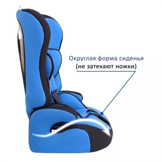 Siger Детское автокресло Прайм группа 1-2-3 (Синий)