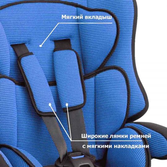 Siger Детское автокресло Прайм Isofix группа 1-2-3 (Синий) Siger Детское автокресло Прайм Isofix группа 1-2-3 (Синий)